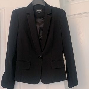 Bebe black blazer single button size 4